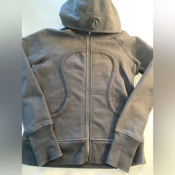 Lululemon Scuba Black Zip-Up Hoodie - Picture 3 of 6